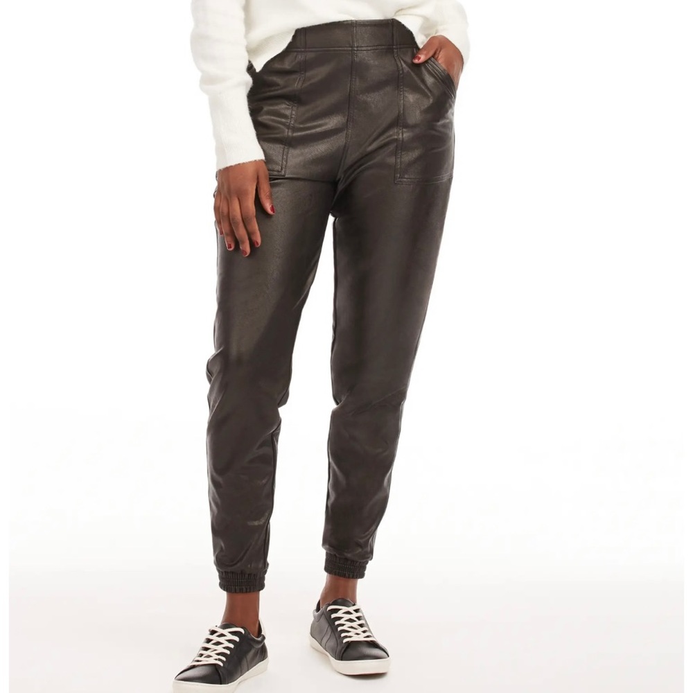 Spanx leather joggers